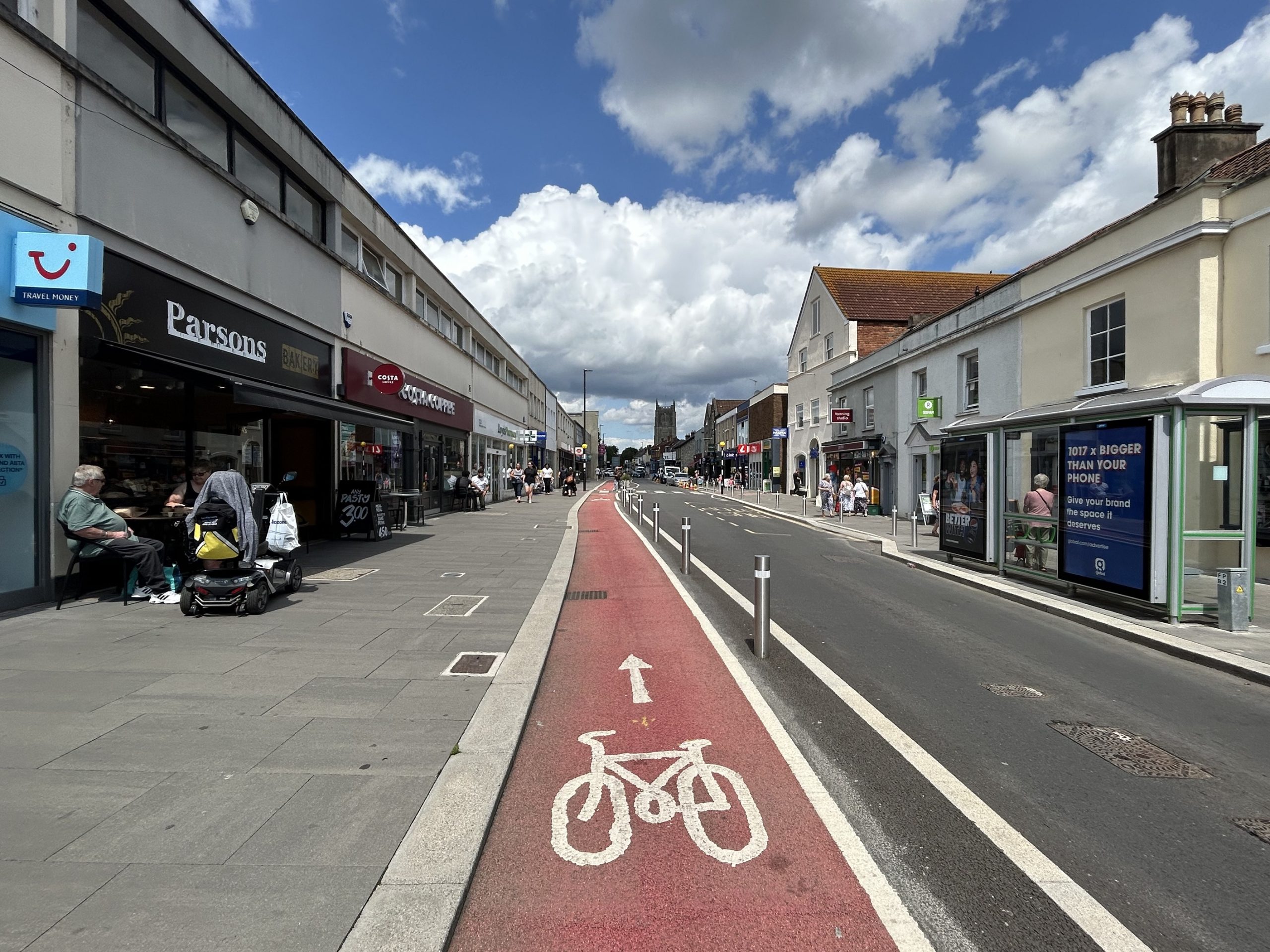 Design review of Keynsham High Street cycle lane Keynsham Voice